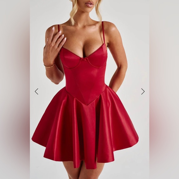 Babyboo POPPY MINI DRESS - RED - Picture 4 of 12